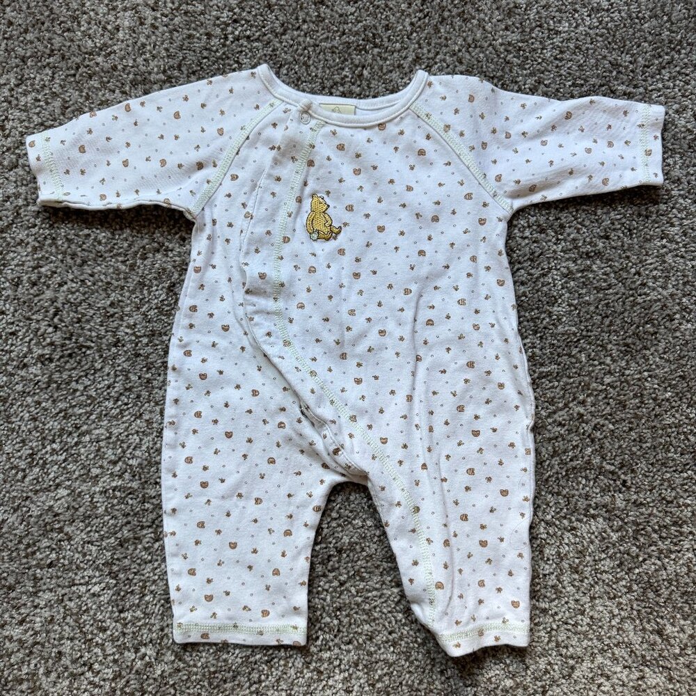 Vintage Classic Pooh Baby One Piece